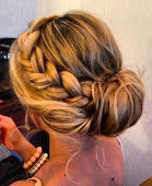 Long hair is so versatile for updos and braids.